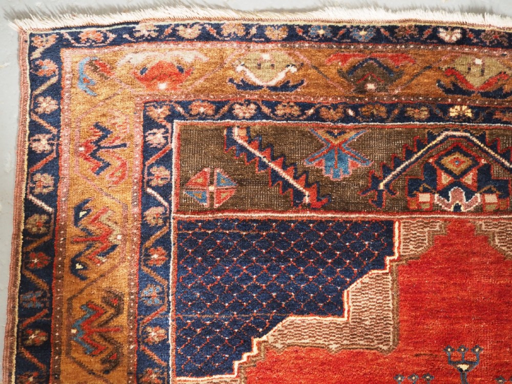 ANTIQUE TURKISH YAHYALI VILLAGE RUG, GOOD COLOUR, CIRCA 1900. View VII