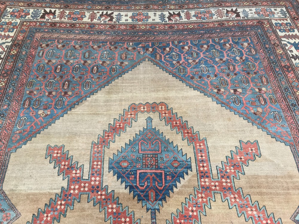 ANTIQUE BAKSHAISH VILLAGE CARPET, LARGE SIZE WITH CAMEL GROUND, CIRCA 1880. View VI