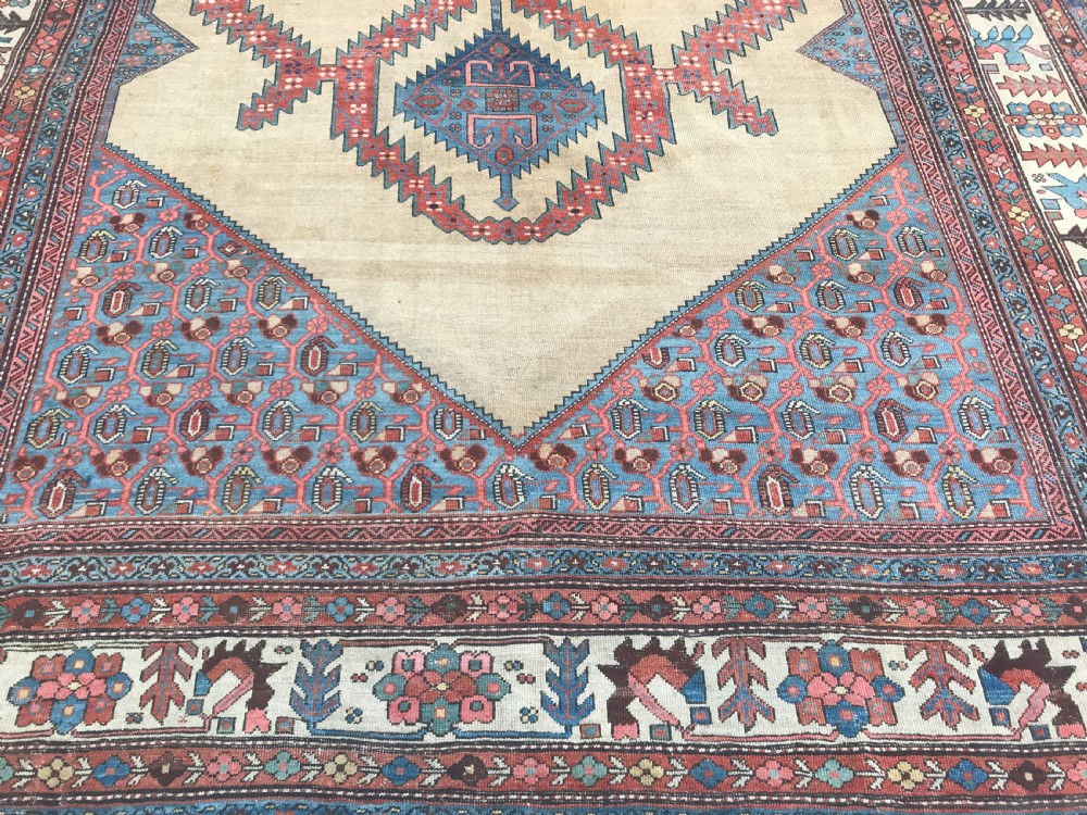 ANTIQUE BAKSHAISH VILLAGE CARPET, LARGE SIZE WITH CAMEL GROUND, CIRCA 1880. View X