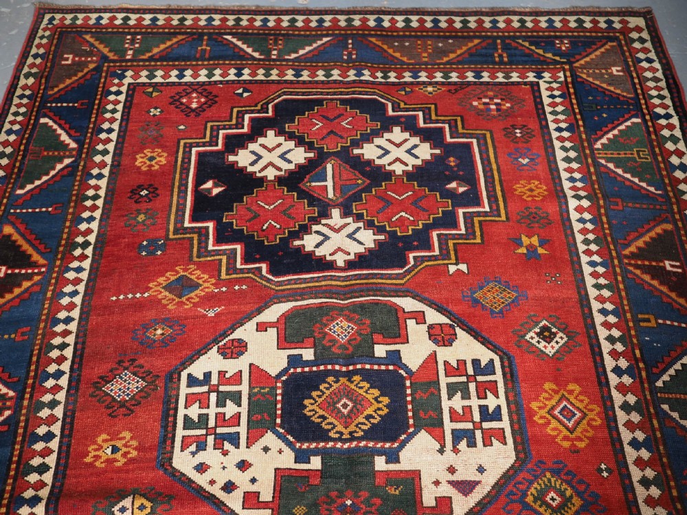 ANTIQUE CAUCASIAN LORI PAMBAK RUG OF LARGE SIZE, CIRCA 1890. View II