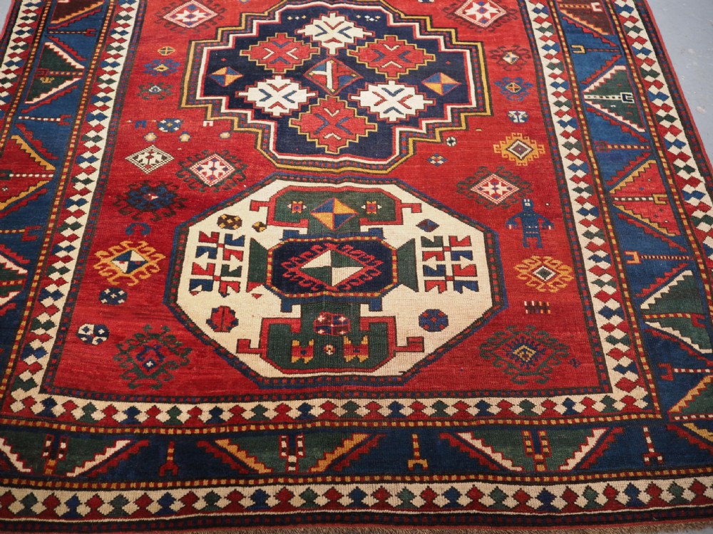 ANTIQUE CAUCASIAN LORI PAMBAK RUG OF LARGE SIZE, CIRCA 1890. View V