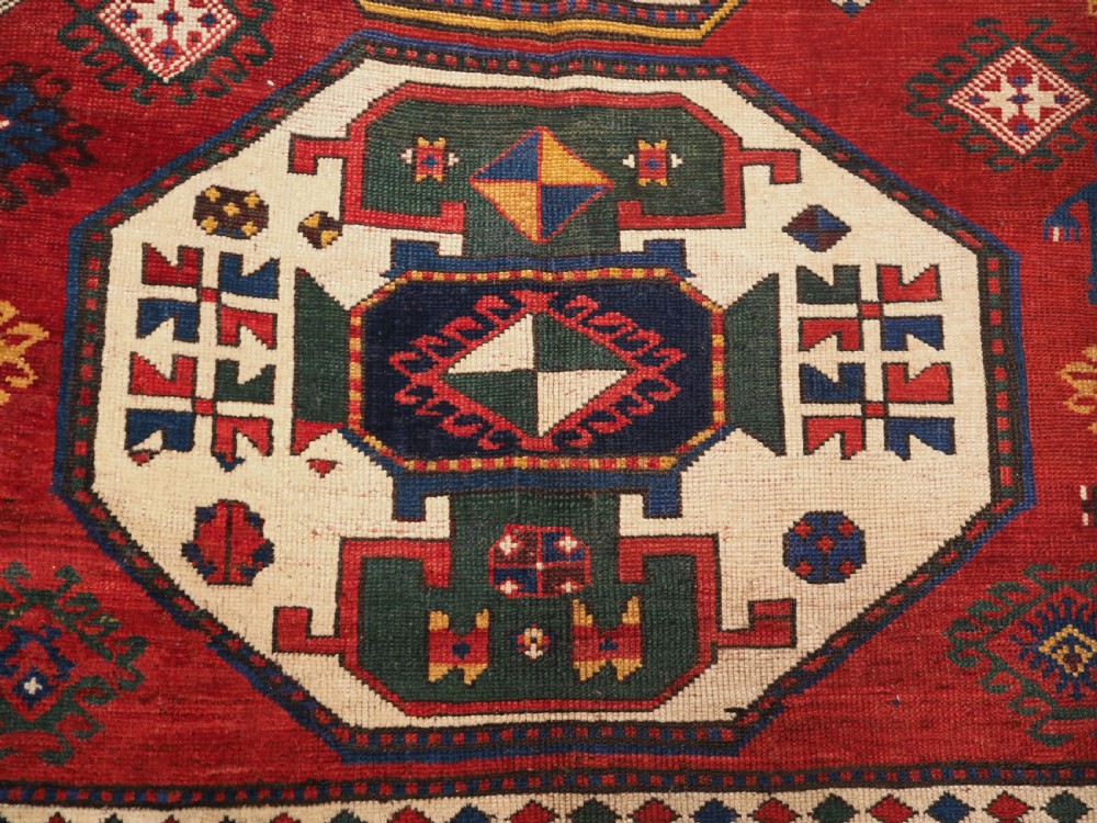 ANTIQUE CAUCASIAN LORI PAMBAK RUG OF LARGE SIZE, CIRCA 1890. View VI