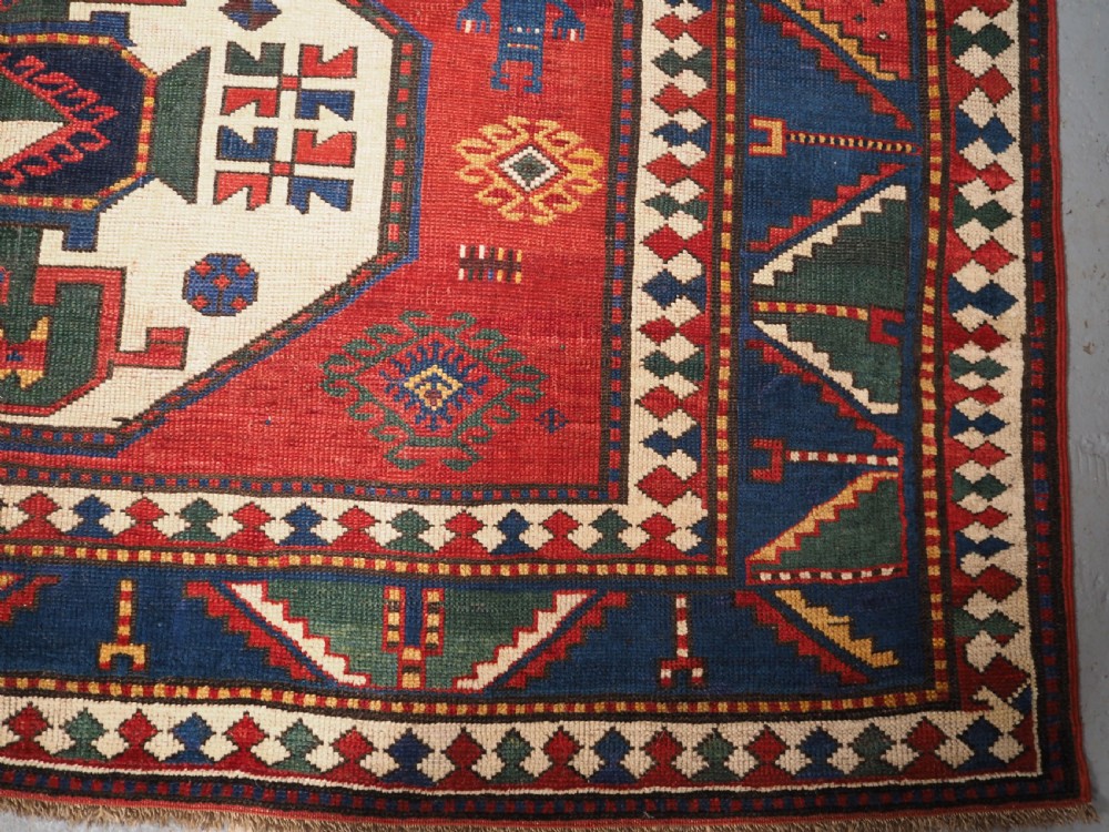 ANTIQUE CAUCASIAN LORI PAMBAK RUG OF LARGE SIZE, CIRCA 1890. View VII