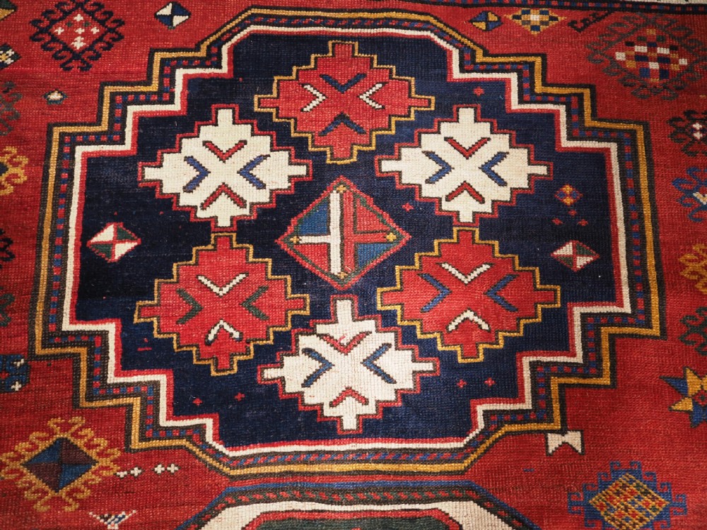 ANTIQUE CAUCASIAN LORI PAMBAK RUG OF LARGE SIZE, CIRCA 1890. View VIII