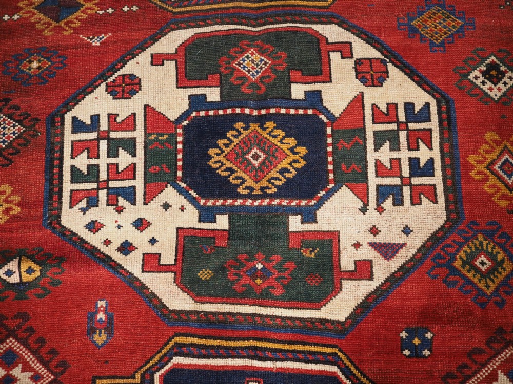 ANTIQUE CAUCASIAN LORI PAMBAK RUG OF LARGE SIZE, CIRCA 1890. View XI