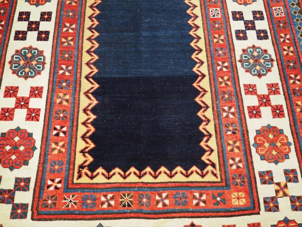 ANTIQUE CAUCASIAN TALISH LONG RUG, OUTSTANDING CONDITION AND COLOUR, CIRCA 1880. View XII