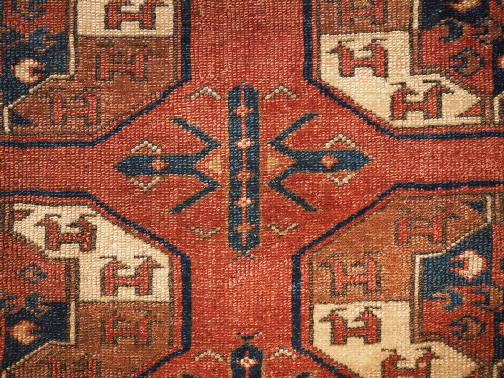 ANTIQUE YOMUT KARADASHLI TURKMEN MAIN CARPET, SCARCE C GUL CENTRES, PUBLISHED, 1ST HALF 19TH CENTURY. View XI