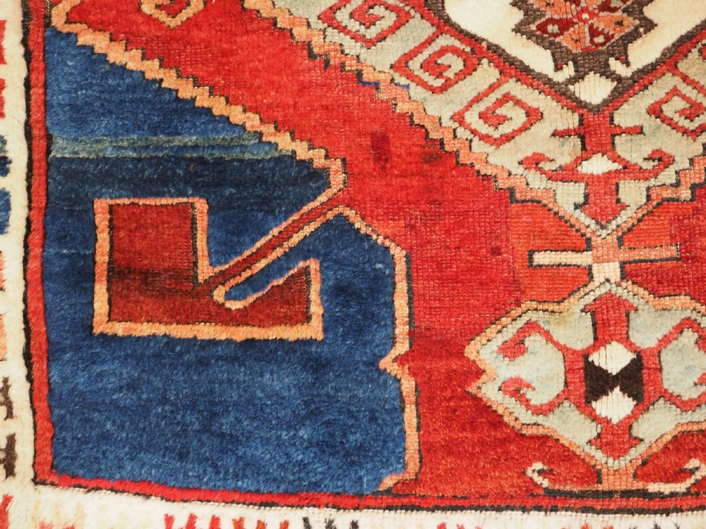 ANTIQUE TURKISH KARAPINAR RUG, CLASSIC DESIGN, 19TH CENTURY. View XII