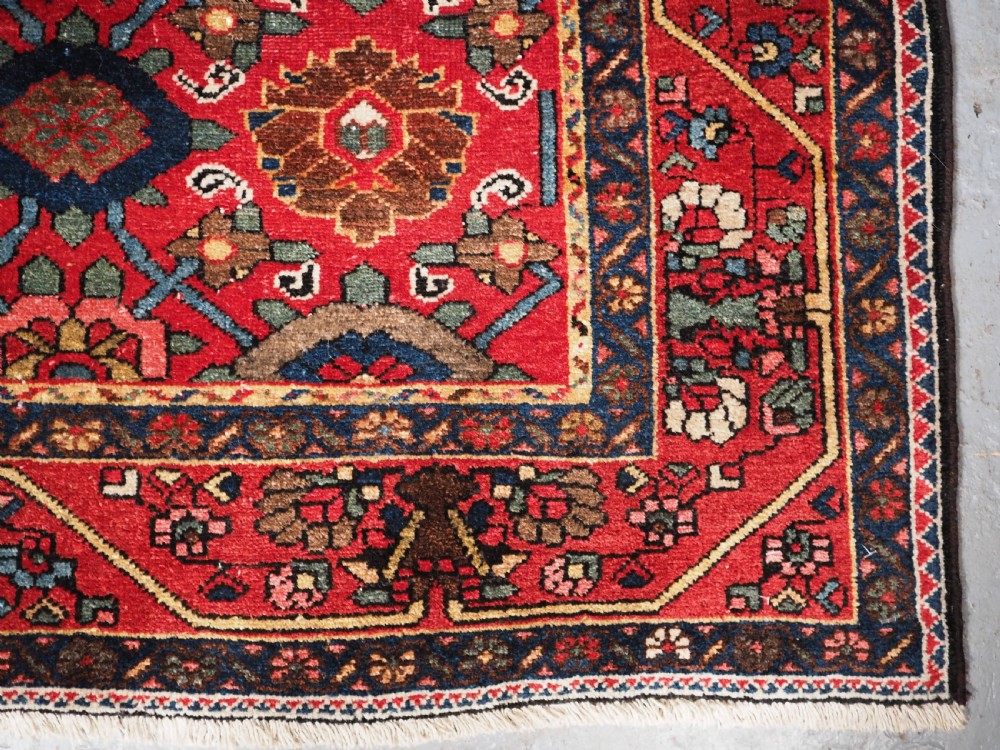 ANTIQUE BAKHTIARI RUG WITH MINA KHANI DESIGN, CIRCA 1900. View XI