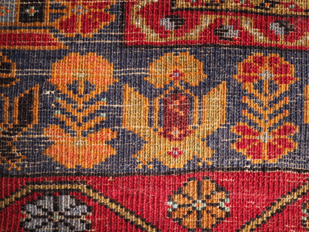 OLD TURKISH VILLAGE RUG, TRADITIONAL DESIGN, CIRCA 1930. View XI