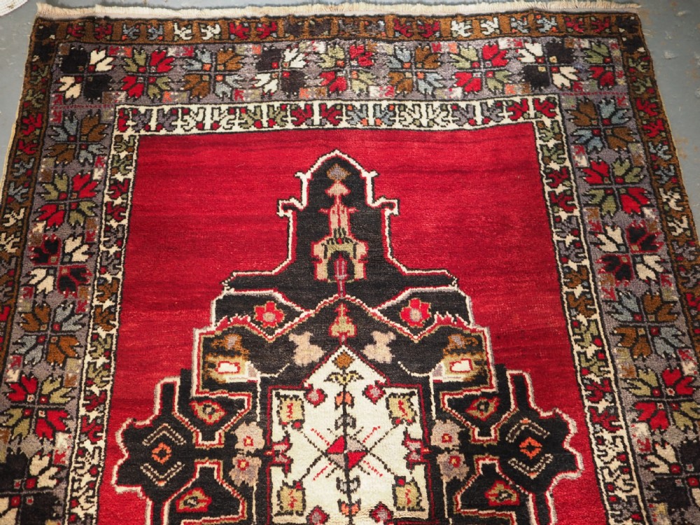 OLD TURKISH RUNNER, NIGDE REGION, LARGE SIZE COUNTRY HOUSE LOOK, CIRCA 1920. View II