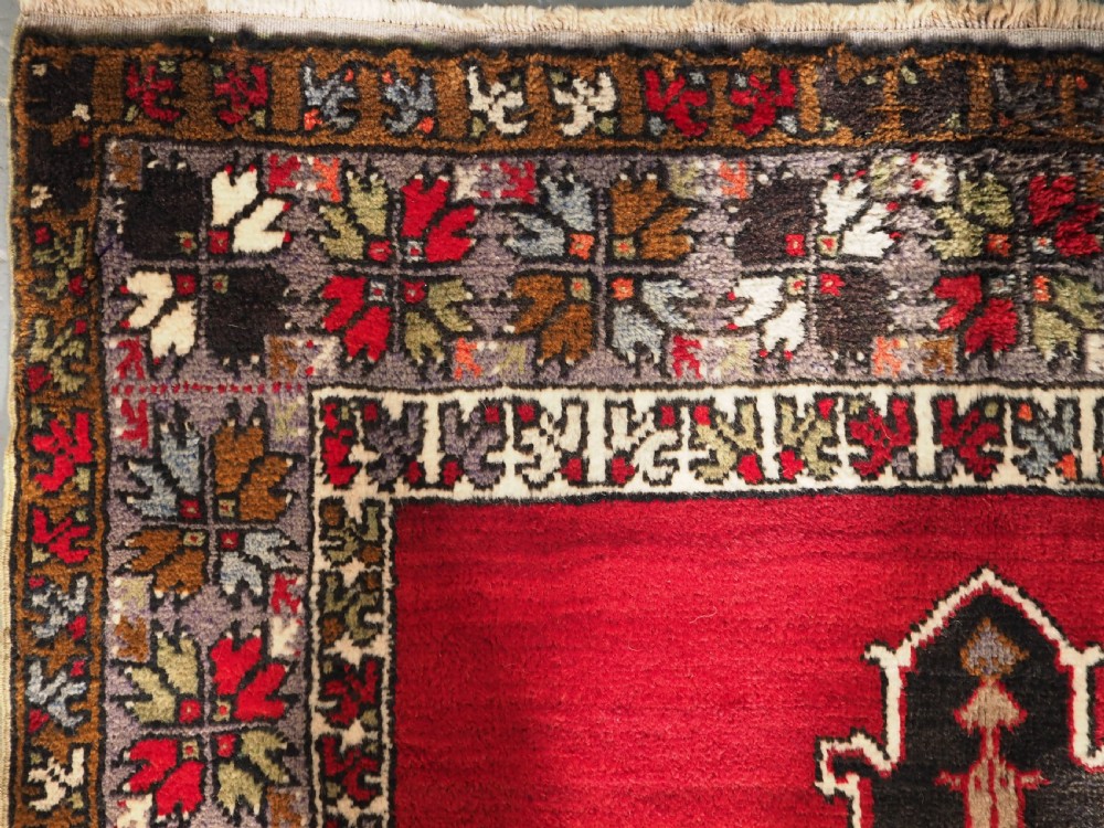 OLD TURKISH RUNNER, NIGDE REGION, LARGE SIZE COUNTRY HOUSE LOOK, CIRCA 1920. View VI