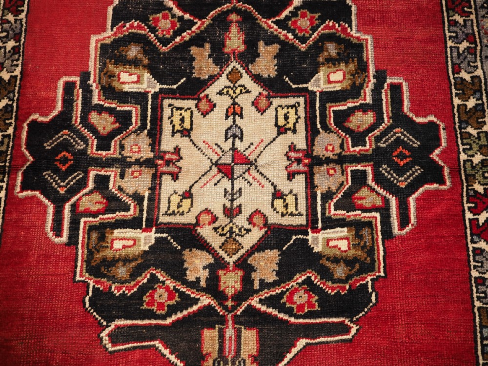 OLD TURKISH RUNNER, NIGDE REGION, LARGE SIZE COUNTRY HOUSE LOOK, CIRCA 1920. View VII