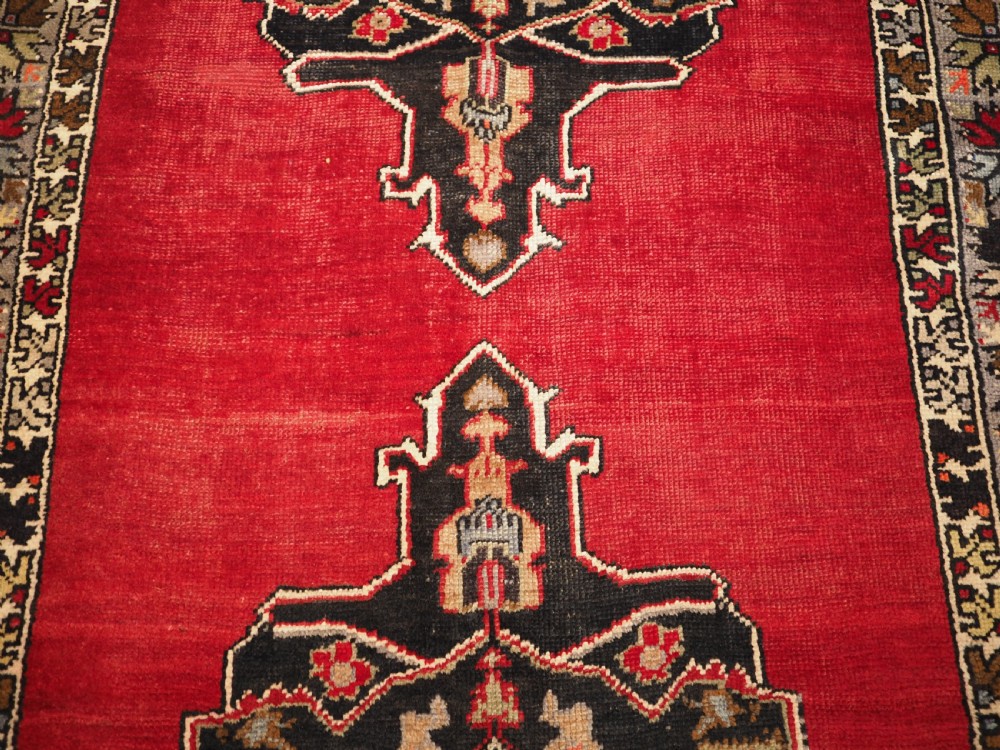 OLD TURKISH RUNNER, NIGDE REGION, LARGE SIZE COUNTRY HOUSE LOOK, CIRCA 1920. View VIII