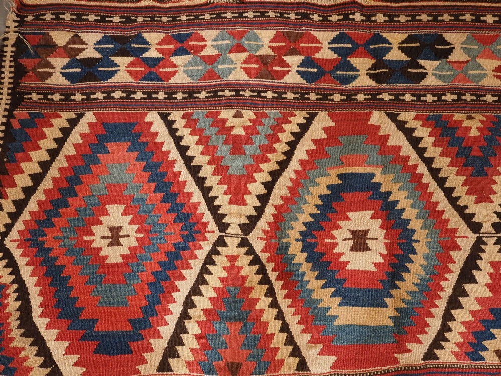 ANTIQUE TURKISH FETHIYE KILIM CAMEL COVER, CIRCA 1870. View V