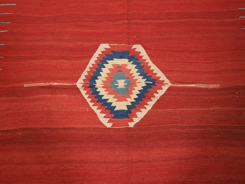 ANTIQUE TURKISH FETHIYE KILIM CAMEL COVER, CIRCA 1870. View VIII