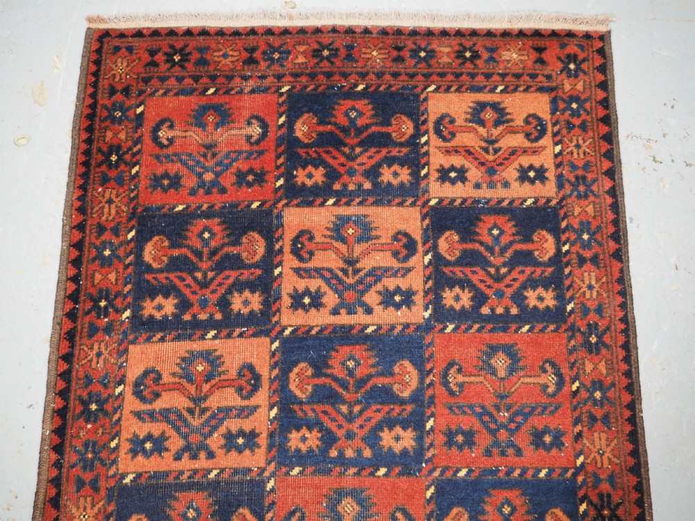 OLD AFGHAN VILLAGE RUG, ERSARI TURKMEN SHRUB DESIGN, CIRCA 1920/30. View III