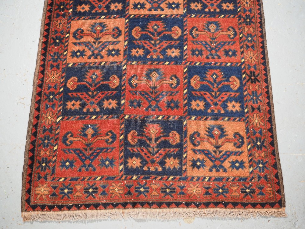 OLD AFGHAN VILLAGE RUG, ERSARI TURKMEN SHRUB DESIGN, CIRCA 1920/30. View IV