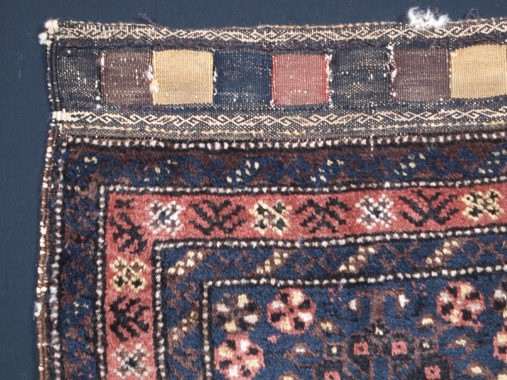 ANTIQUE AFGHAN BALUCH BAG FACE OF SMALL SIZE, CIRCA 1900. View II