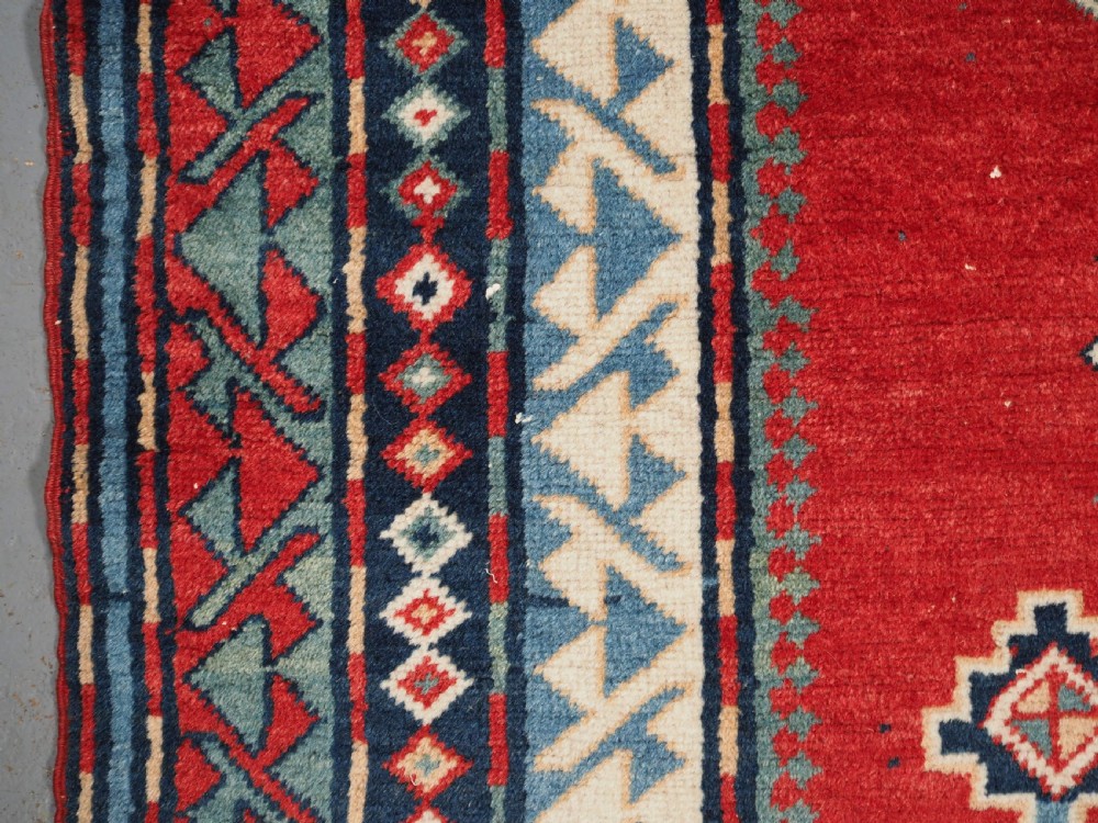 OLD CAUCASIAN ARMENIAN ERIVAN RUG, BORDJALOU KAZAK DESIGN, CIRCA 1920. View VI