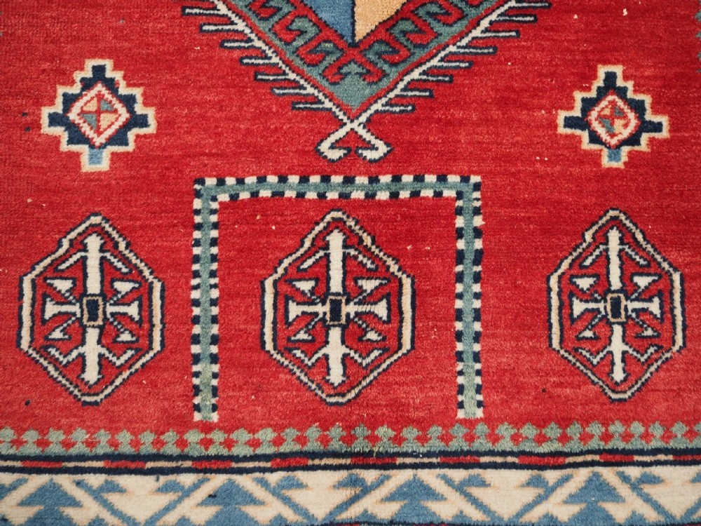 OLD CAUCASIAN ARMENIAN ERIVAN RUG, BORDJALOU KAZAK DESIGN, CIRCA 1920. View XI