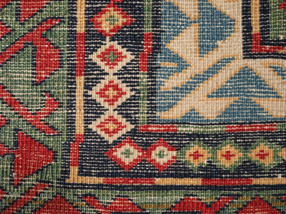 OLD CAUCASIAN ARMENIAN ERIVAN RUG, BORDJALOU KAZAK DESIGN, CIRCA 1920. View XII