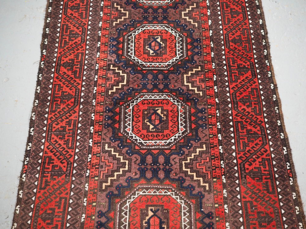 ANTIQUE BALUCH RUG, SALAR KHANI TRIBE, CIRCA 1900. View IV