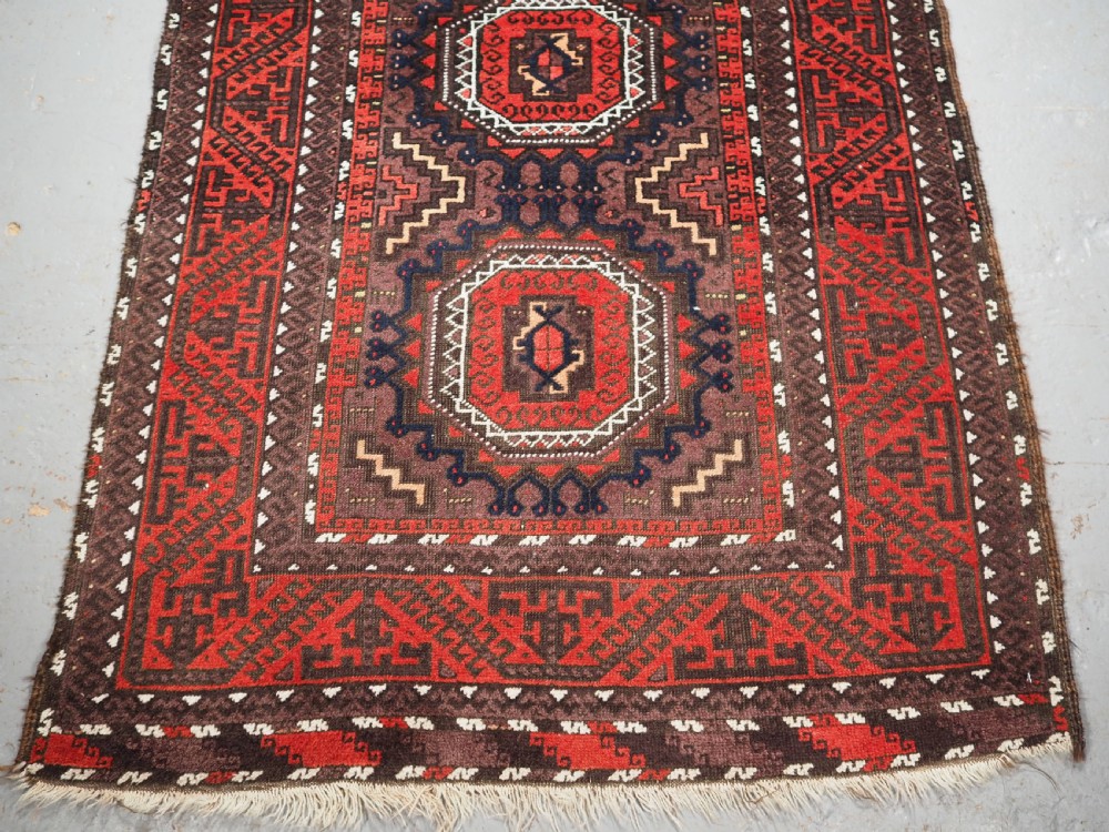 ANTIQUE BALUCH RUG, SALAR KHANI TRIBE, CIRCA 1900. View V