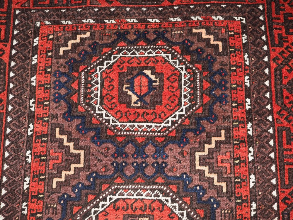 ANTIQUE BALUCH RUG, SALAR KHANI TRIBE, CIRCA 1900. View IX