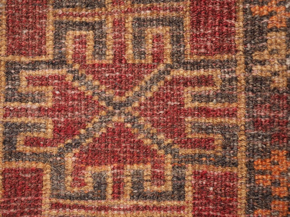 OLD AFGHAN PRAYER RUG, VERY SMALL SIZE FOR A CHILD, CIRCA 1920. View VII