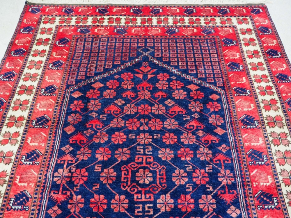 OLD TURKISH YAGCIBEDIR VILLAGE CARPET, TRADITIONAL DESIGN, CIRCA 1930. View III