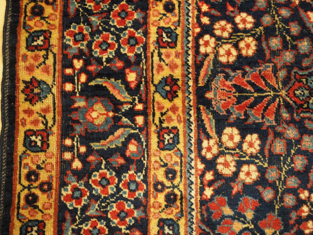 ANTIQUE TABRIZ RUG OF CLASSIC FLORAL DESIGN, CIRCA 1920. View VII