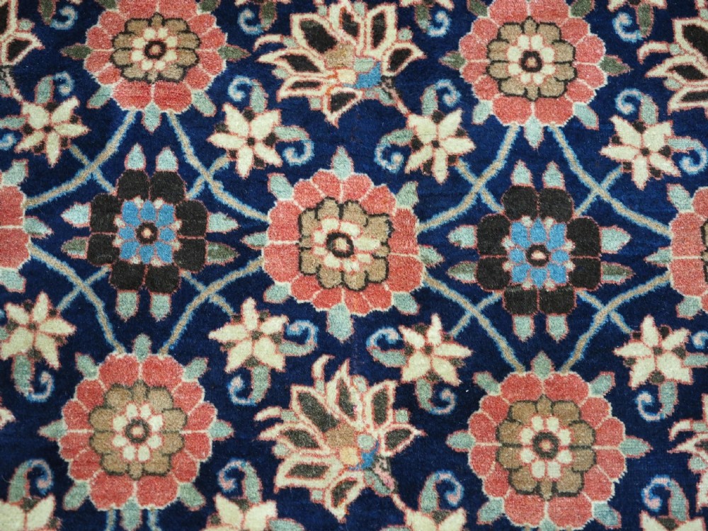 ANTIQUE VARAMIN REGION CARPET WITH MINA KHANI DESIGN, CIRCA 1920. View VI