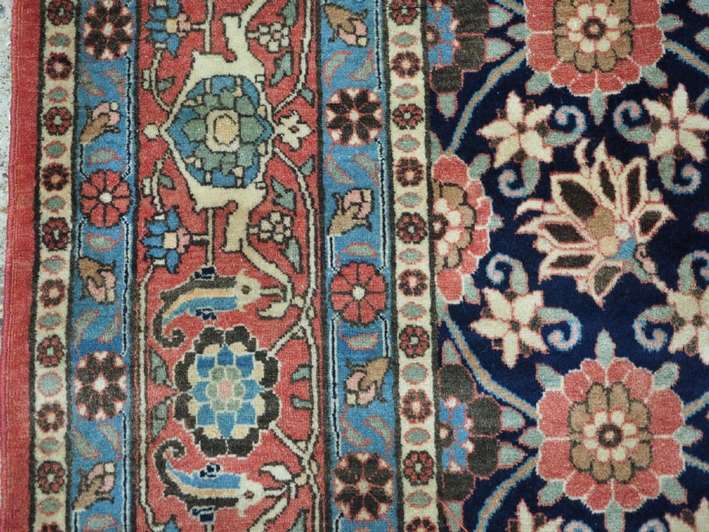 ANTIQUE VARAMIN REGION CARPET WITH MINA KHANI DESIGN, CIRCA 1920. View X