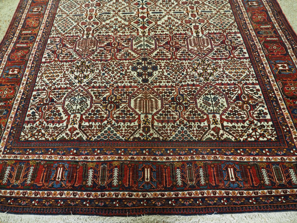 ANTIQUE JOSHAGHAN VILLAGE CARPET WITH TRADITIONAL SHRUB DESIGN CIRCA 1920. View V
