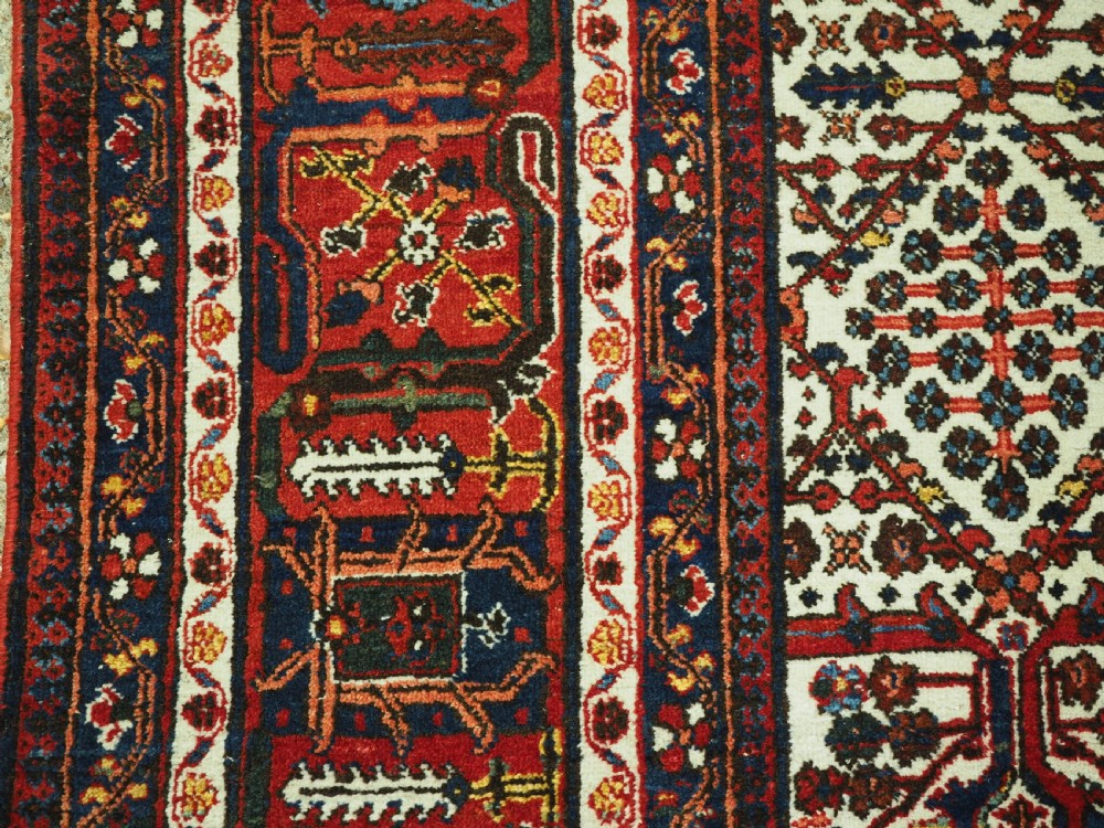 ANTIQUE JOSHAGHAN VILLAGE CARPET WITH TRADITIONAL SHRUB DESIGN CIRCA 1920. View VI