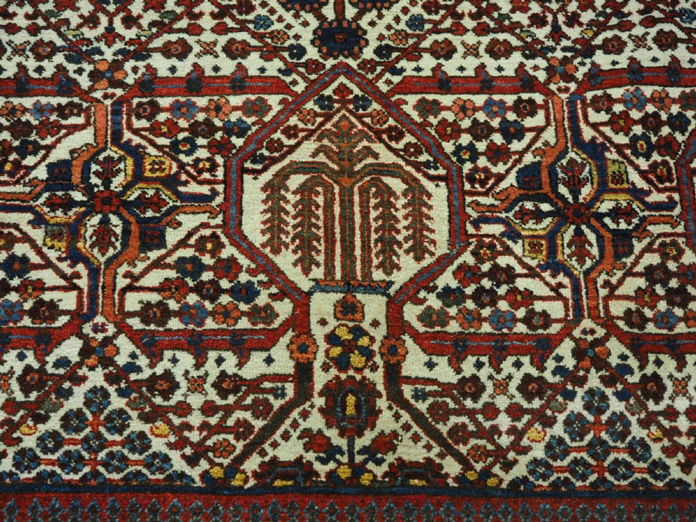 ANTIQUE JOSHAGHAN VILLAGE CARPET WITH TRADITIONAL SHRUB DESIGN CIRCA 1920. View IX