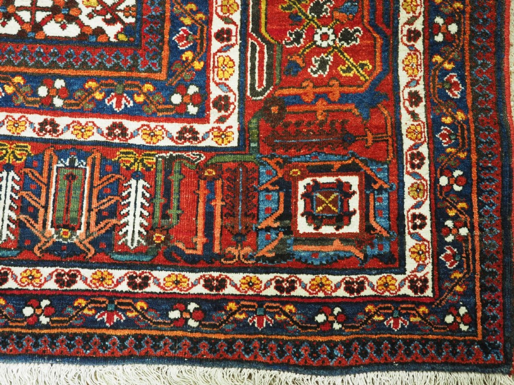 ANTIQUE JOSHAGHAN VILLAGE CARPET WITH TRADITIONAL SHRUB DESIGN CIRCA 1920. View X