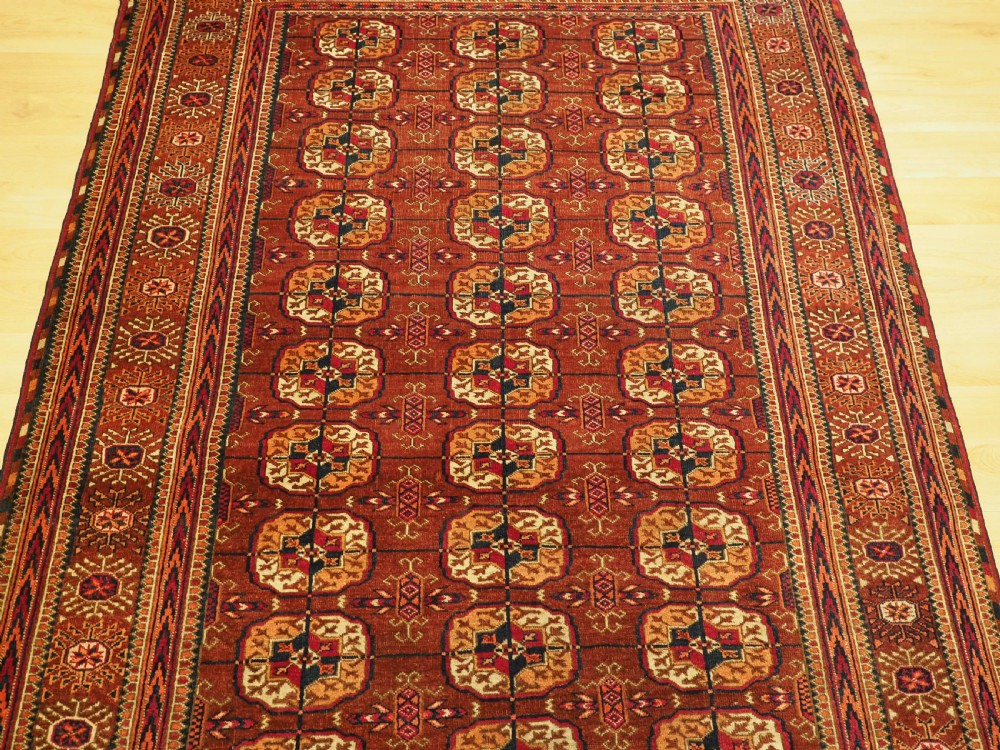 ANTIQUE TEKKE TURKMEN RUG, EXCELLENT CONDITION, CIRCA 1900. View IV