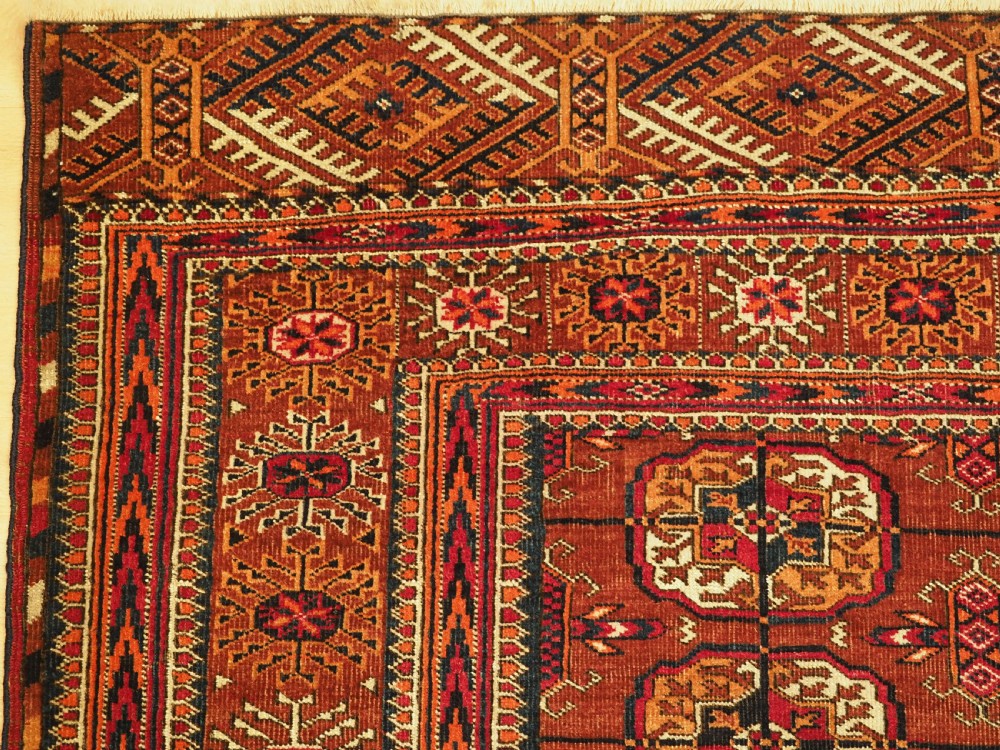 ANTIQUE TEKKE TURKMEN RUG, EXCELLENT CONDITION, CIRCA 1900. View VI