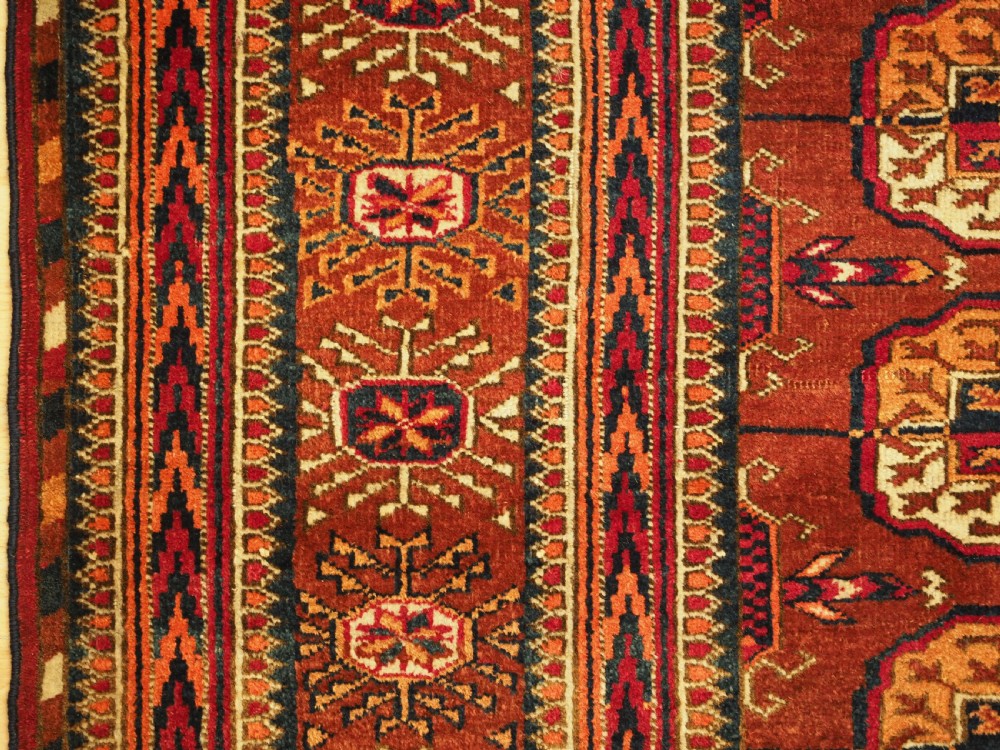 ANTIQUE TEKKE TURKMEN RUG, EXCELLENT CONDITION, CIRCA 1900. View VII