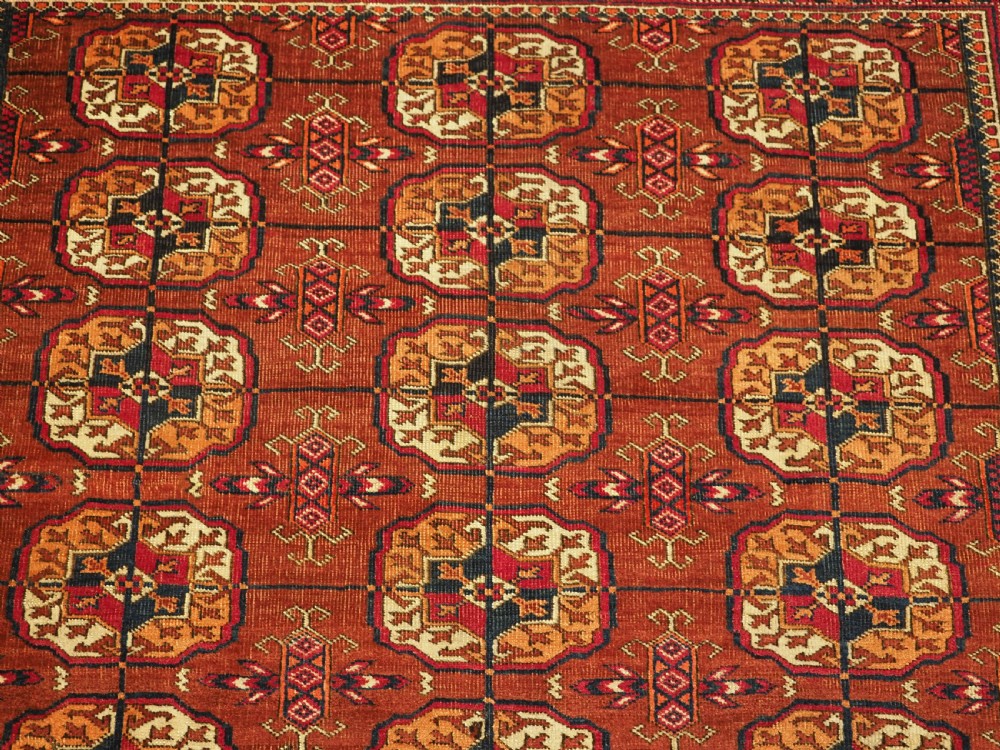 ANTIQUE TEKKE TURKMEN RUG, EXCELLENT CONDITION, CIRCA 1900. View VIII