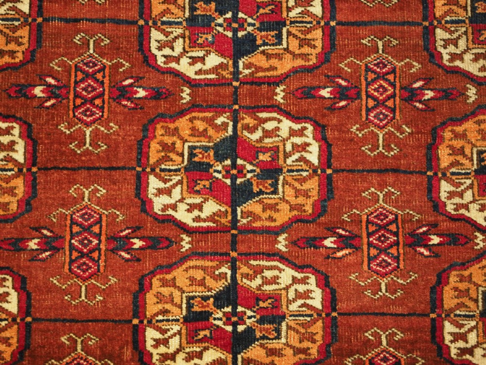 ANTIQUE TEKKE TURKMEN RUG, EXCELLENT CONDITION, CIRCA 1900. View IX
