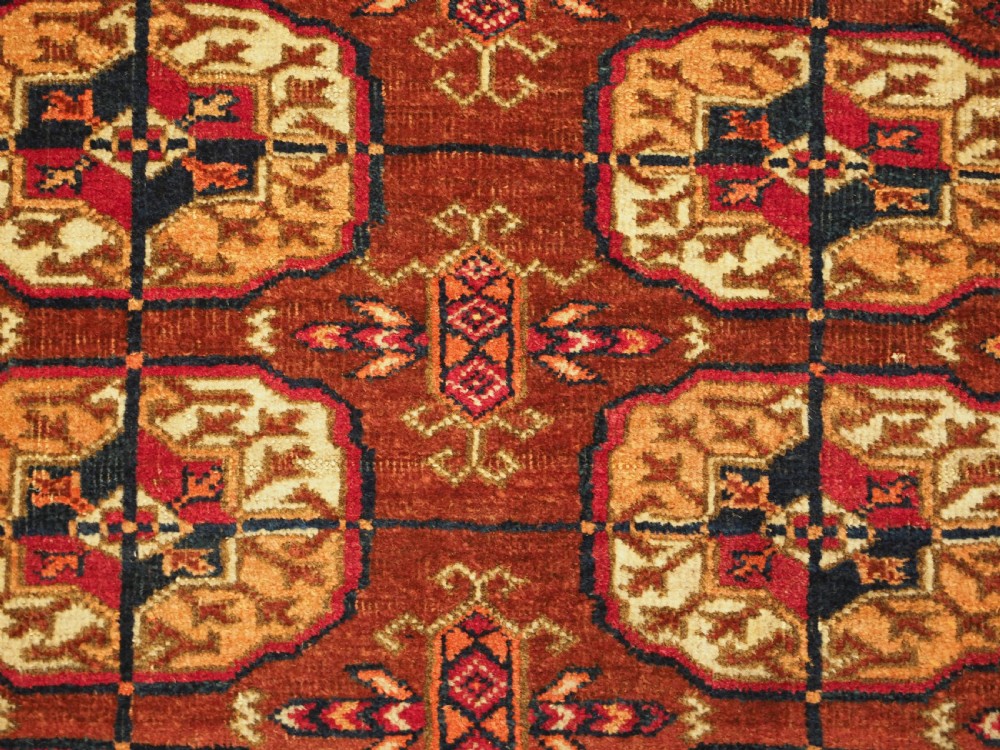 ANTIQUE TEKKE TURKMEN RUG, EXCELLENT CONDITION, CIRCA 1900. View X