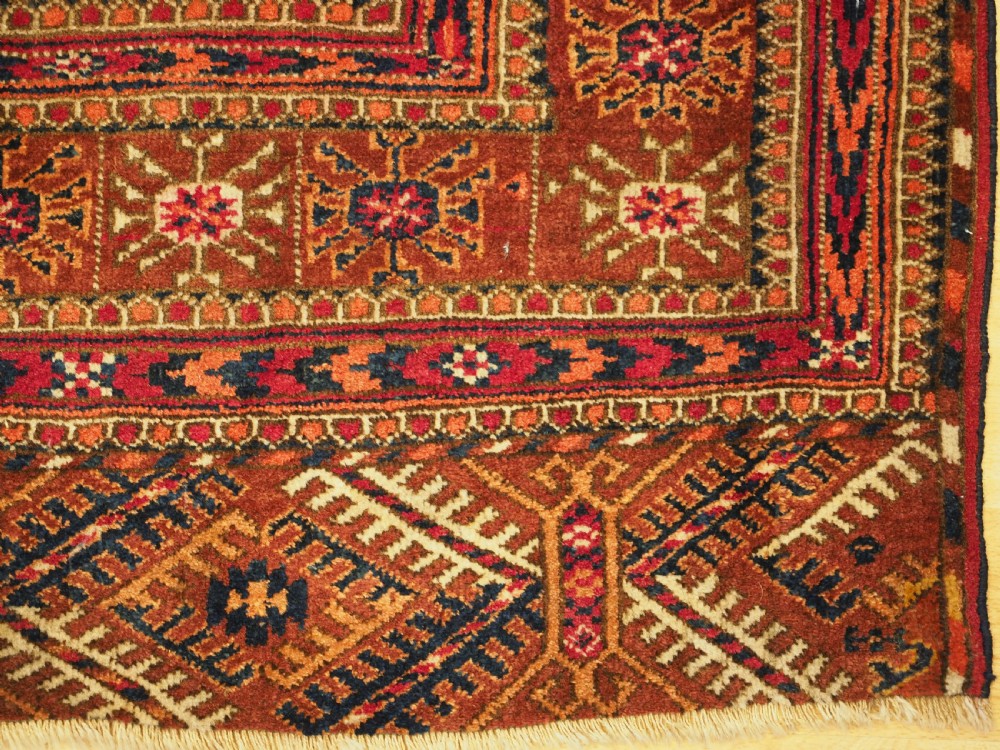 ANTIQUE TEKKE TURKMEN RUG, EXCELLENT CONDITION, CIRCA 1900. View XI