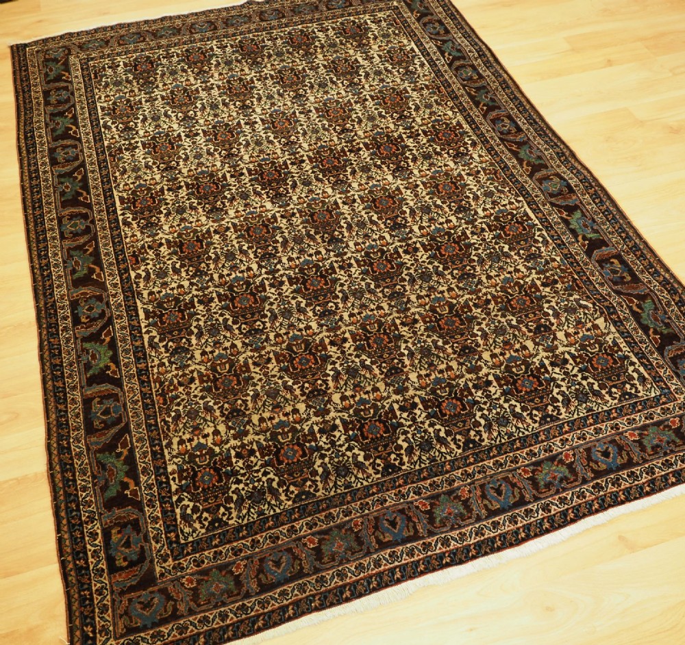 ANTIQUE ABEDEH RUG WITH ZILI SULTAN DESIGN, CIRCA 1900. View II