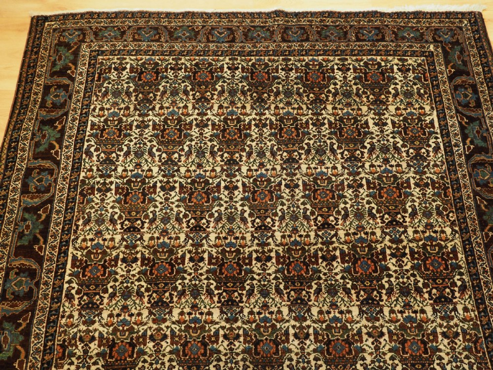 ANTIQUE ABEDEH RUG WITH ZILI SULTAN DESIGN, CIRCA 1900. View III
