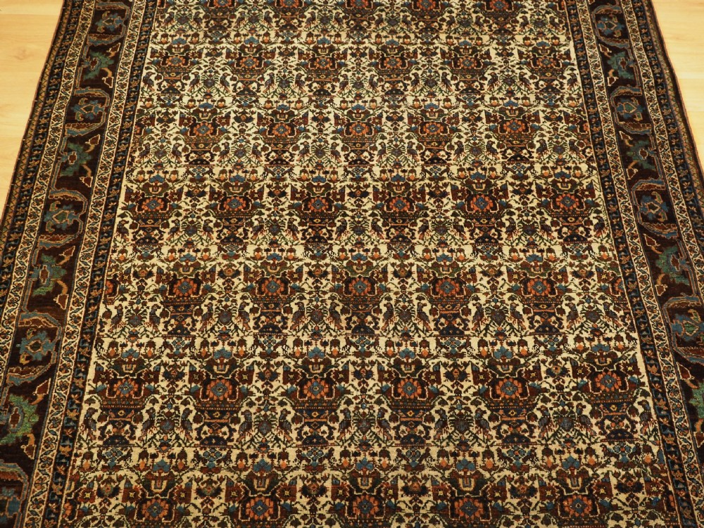 ANTIQUE ABEDEH RUG WITH ZILI SULTAN DESIGN, CIRCA 1900. View IV