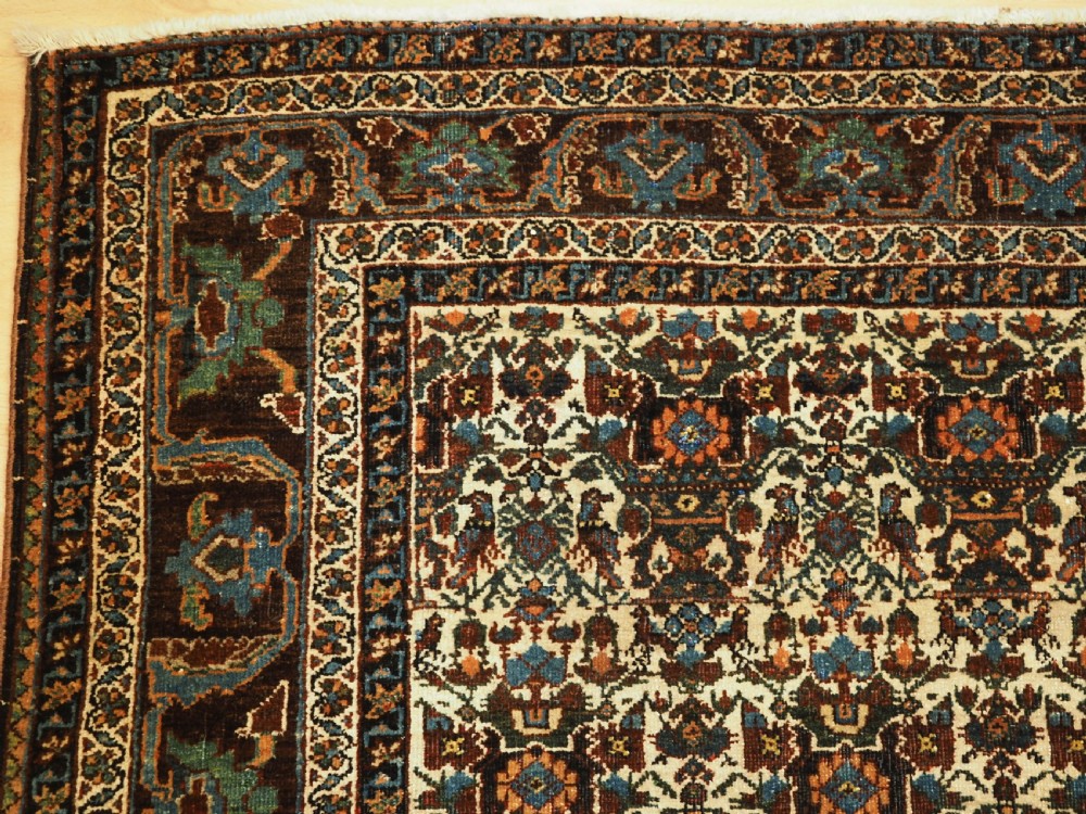 ANTIQUE ABEDEH RUG WITH ZILI SULTAN DESIGN, CIRCA 1900. View VI