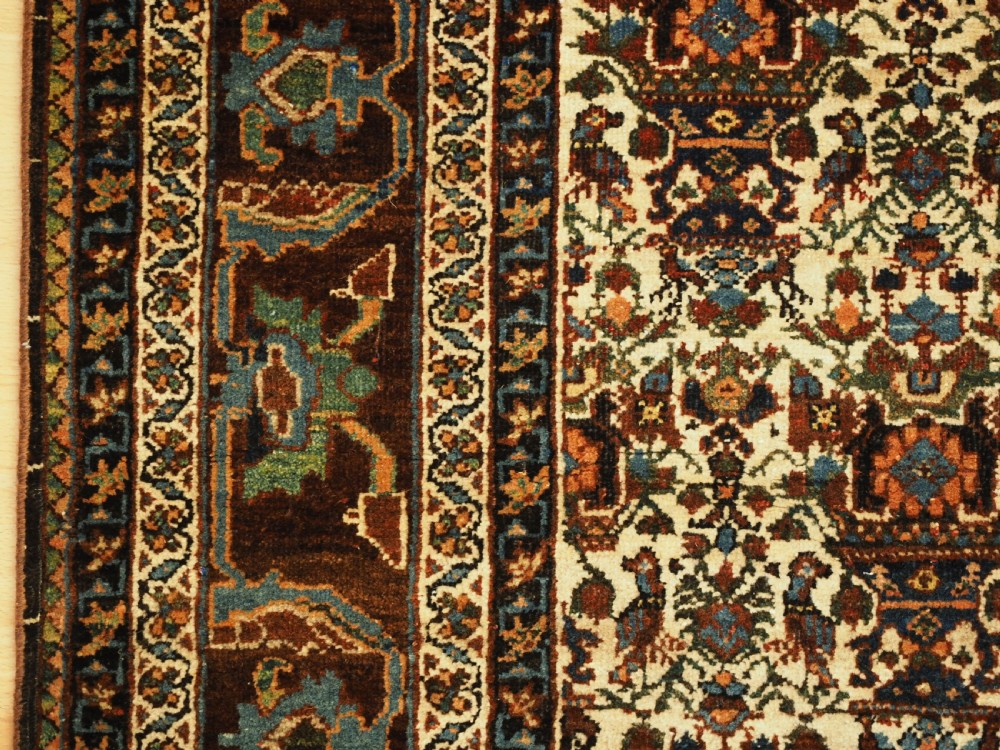 ANTIQUE ABEDEH RUG WITH ZILI SULTAN DESIGN, CIRCA 1900. View VII